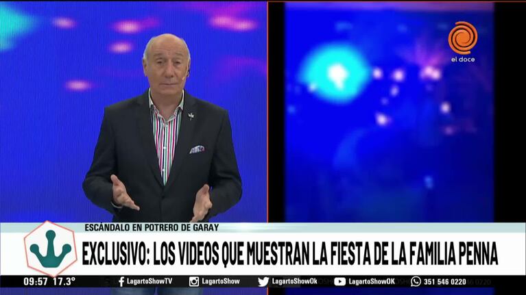 Video: la fiesta en la casa de Leandro Penna