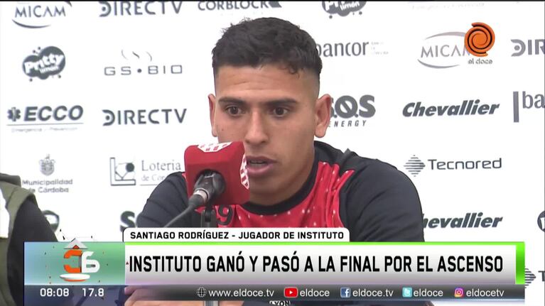 Instituto ganó y pasó a la final por el ascenso: la felicidad del DT y los jugadores