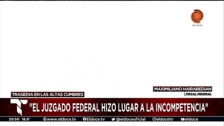 El fiscal afirmó que la causa del auto de González debe seguir en la Justicia Federal