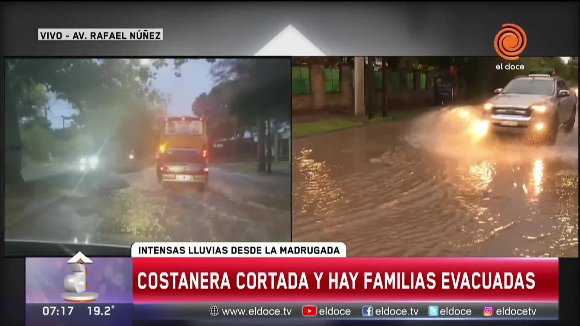 Los problemas por el temporal en Córdoba