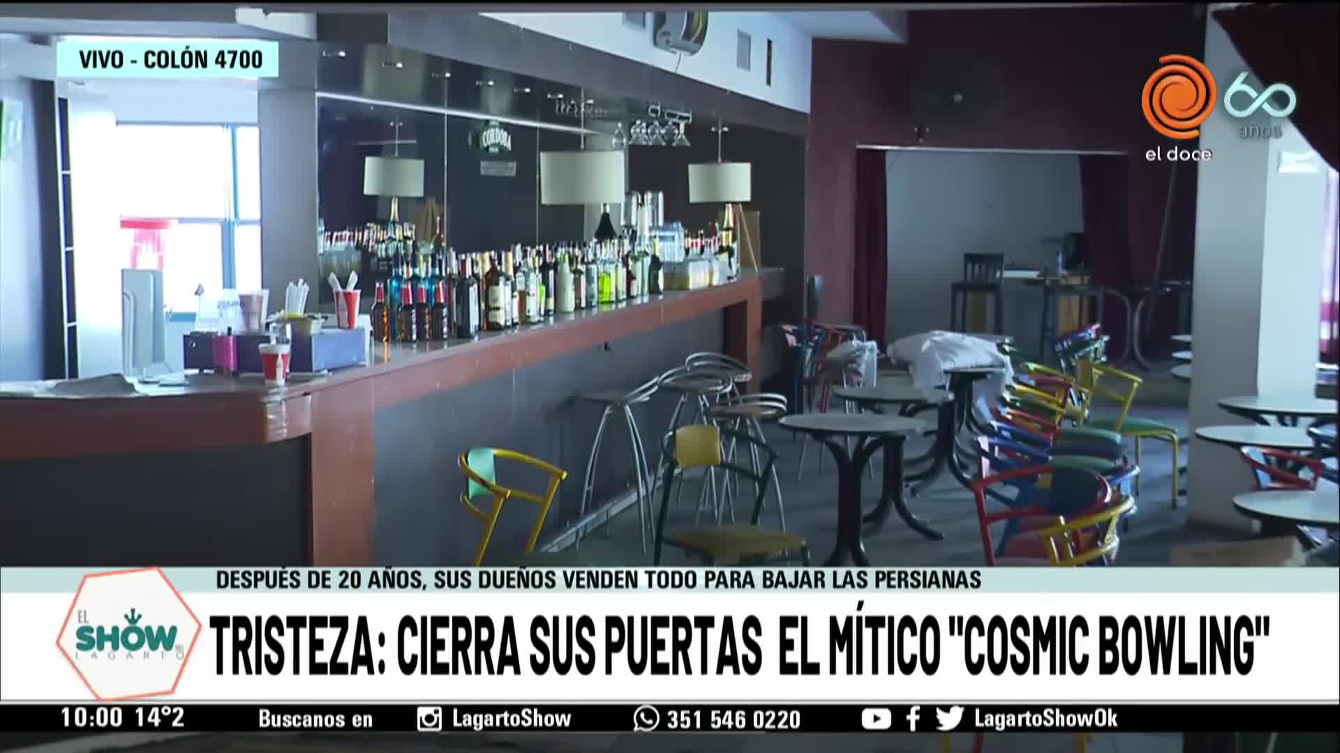Cerró el histórico Cosmic Bowling