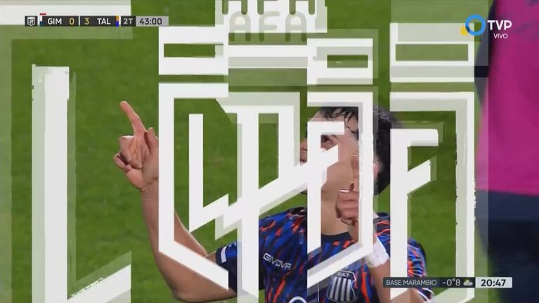 Ramón Sosa puso el 3-0 final para Talleres ante Gimnasia