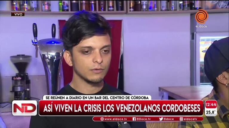 Venezolanos en Córdoba preocupados por su país