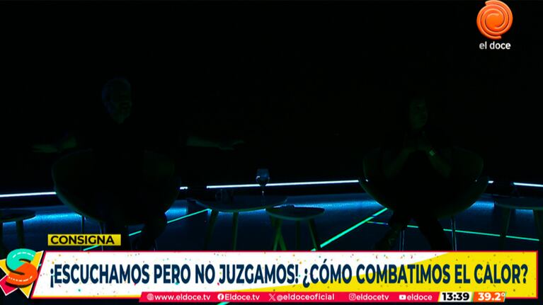 El corte de luz en vivo: el apagón sorprendió a Seguimos en El Doce