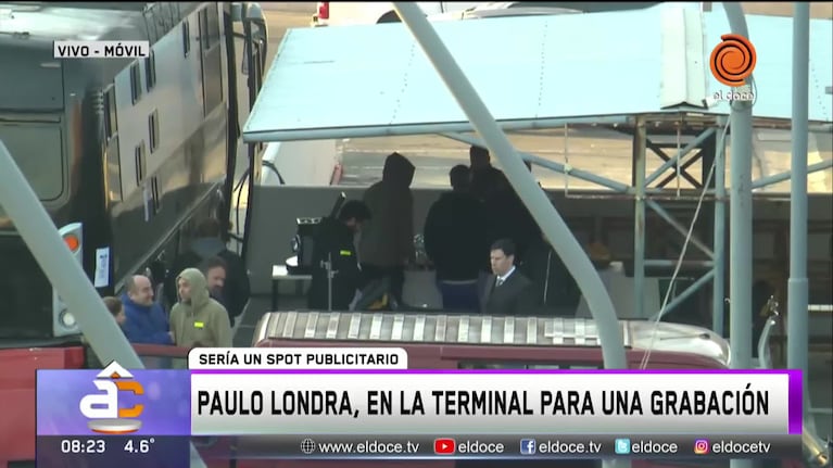 Paulo Londra en la nueva terminal de Córdoba