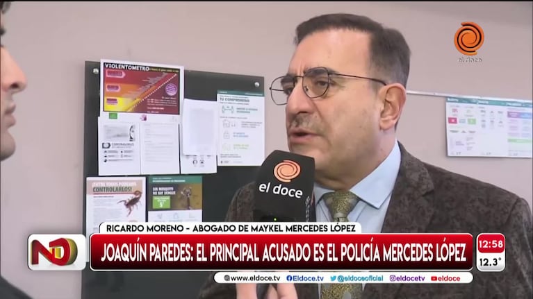 La postura de los abogados del juicio de Joaquín Paredes 