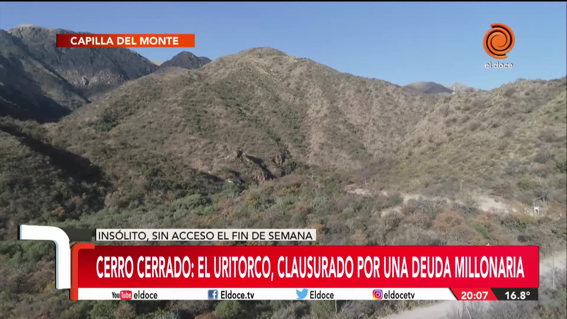 La desilusión de los turistas por la clausura del Cerro Uritorco