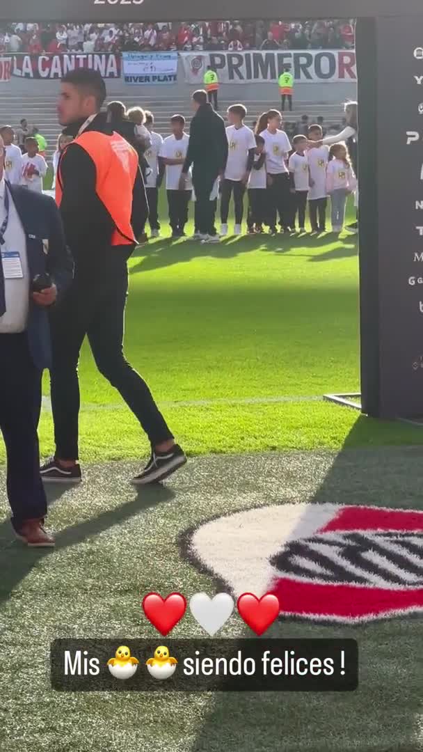 Los hijos de Magui Olave presentes en el Superclásico 