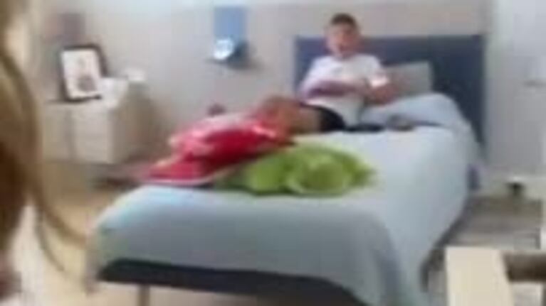 Martín Demichelis sorprendió a su familia en Marbella