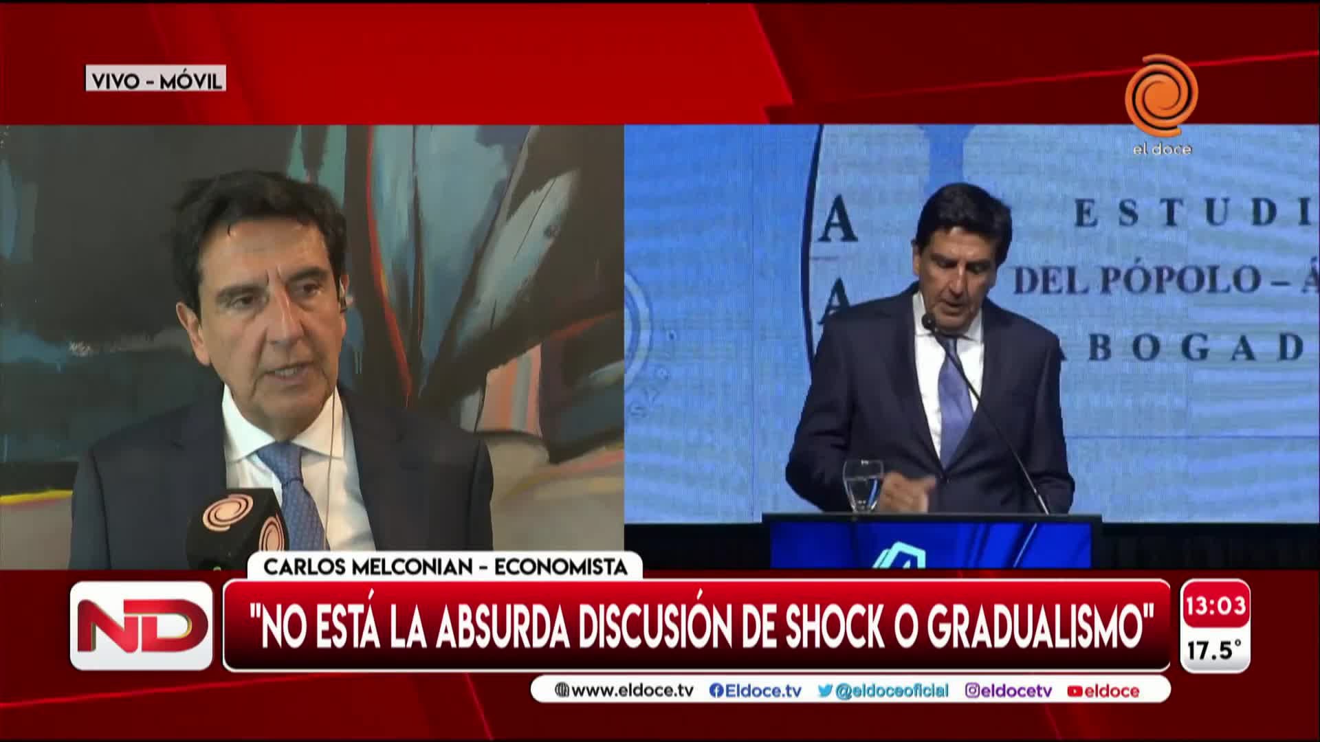 Melconian sobre el plan económico: “Es sin verso, integral y posible”