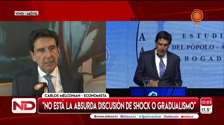 Melconian sobre el plan económico: “Es sin verso, integral y posible”