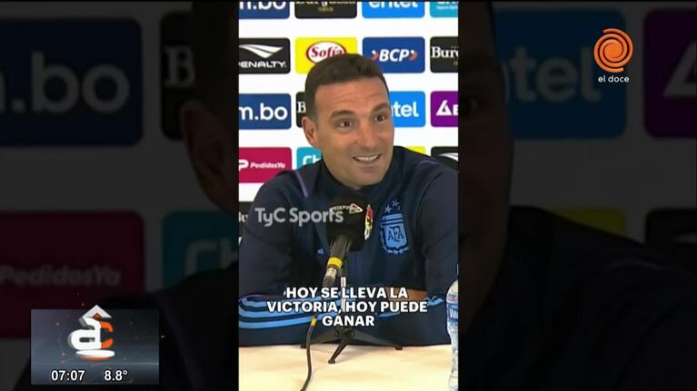 La pregunta de un periodista que le molestó a Scaloni