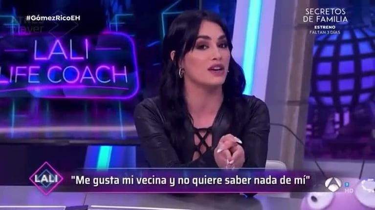 Lali Espósito cruzó a un televidente español