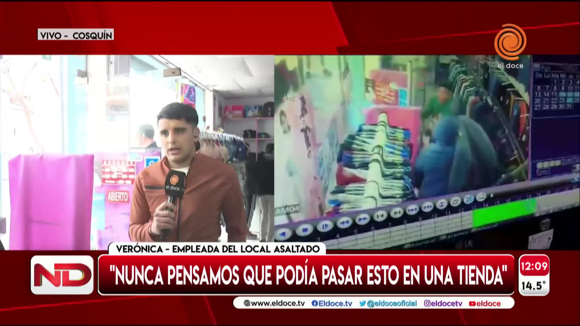 Un robo piraña puso en alerta a los comerciantes de Cosquín