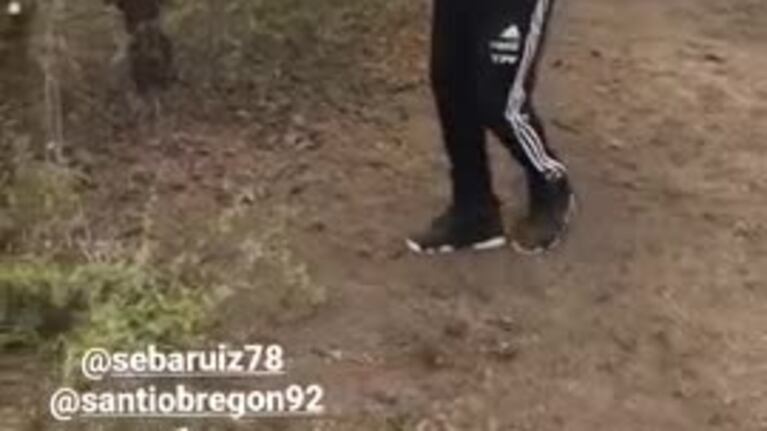Ulises Bueno en modo gaucho