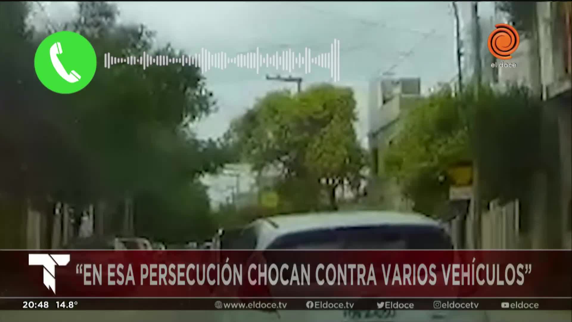 El relato del testigo que persiguió en auto a los ladrones