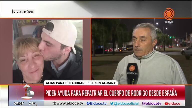 La familia del cordobés que murió en España pide ayuda para repatriarlo