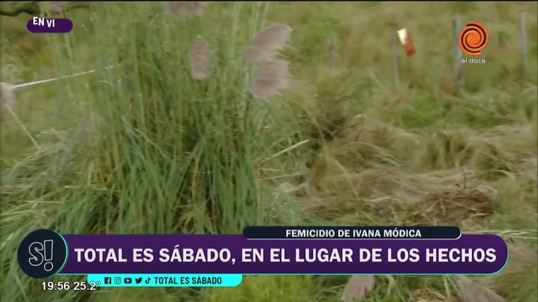 El cuerpo de Ivana fue abandonado a un costado de la ruta