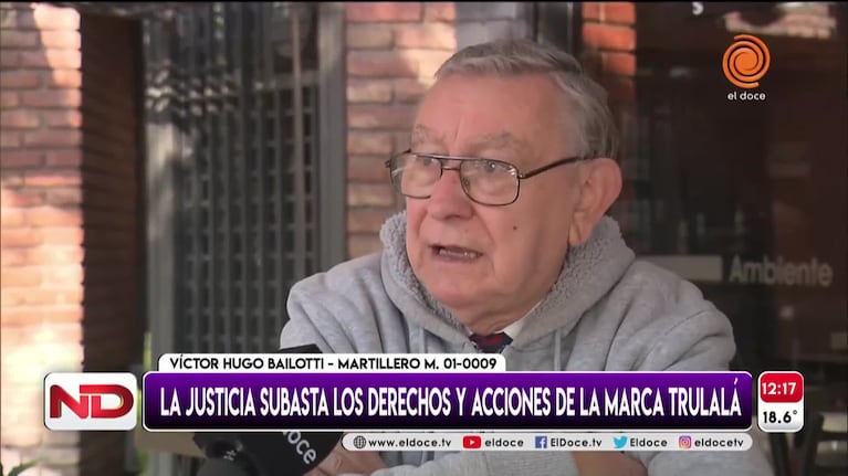 Por una causa laboral, subastan los derechos y acciones de Trulalá