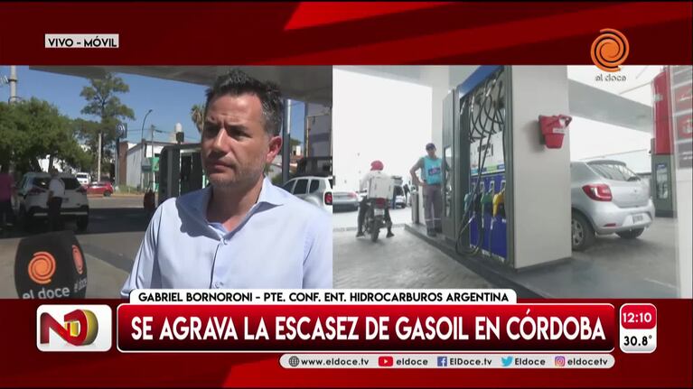 Se agrava la escasez de gasoil en Córdoba 