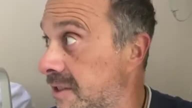 La emoción de Sergio Lapegüe al salir de terapia