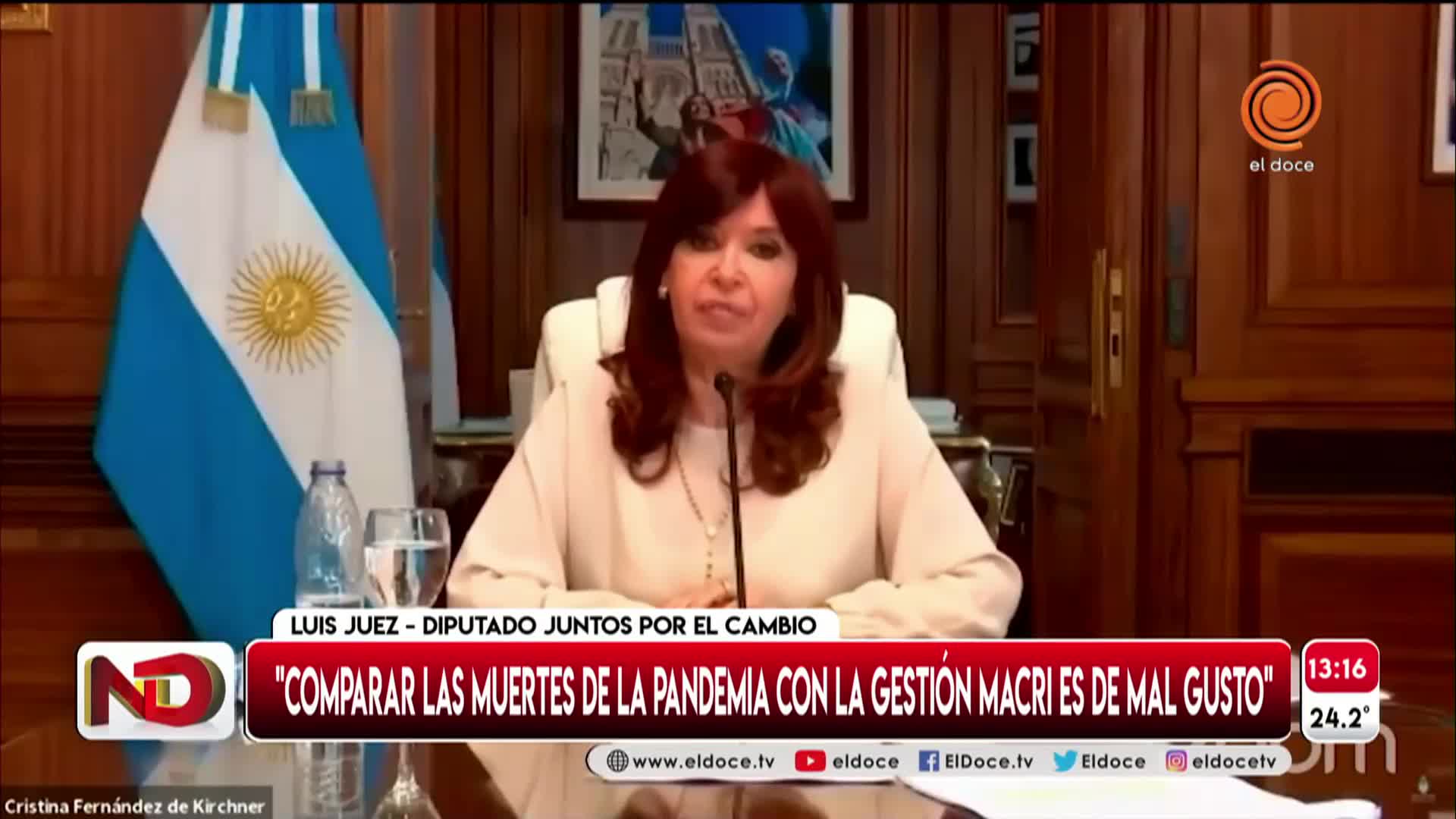 Juez y la carta de CFK: "Es de mal gusto y habla de su falta de empatía"