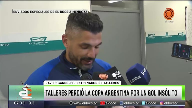 La tristeza de los jugadores de Talleres luego de perder la Copa Argentina