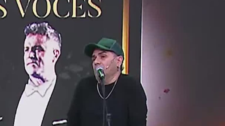Fernando Bladys, Germain y Dani Guardia en la previa del show del sábado en Villa Retiro