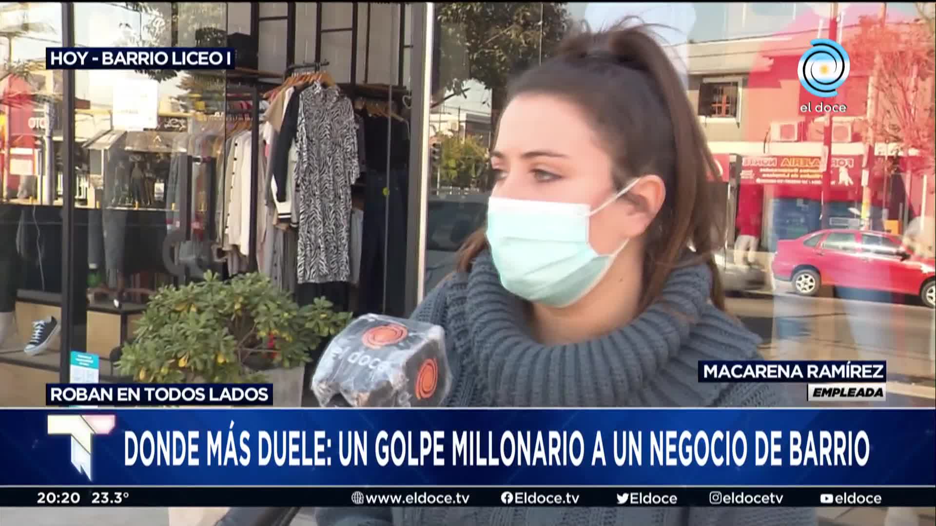 Desvalijaron un negocio en Córdoba: robaron 6 millones de pesos en ropa