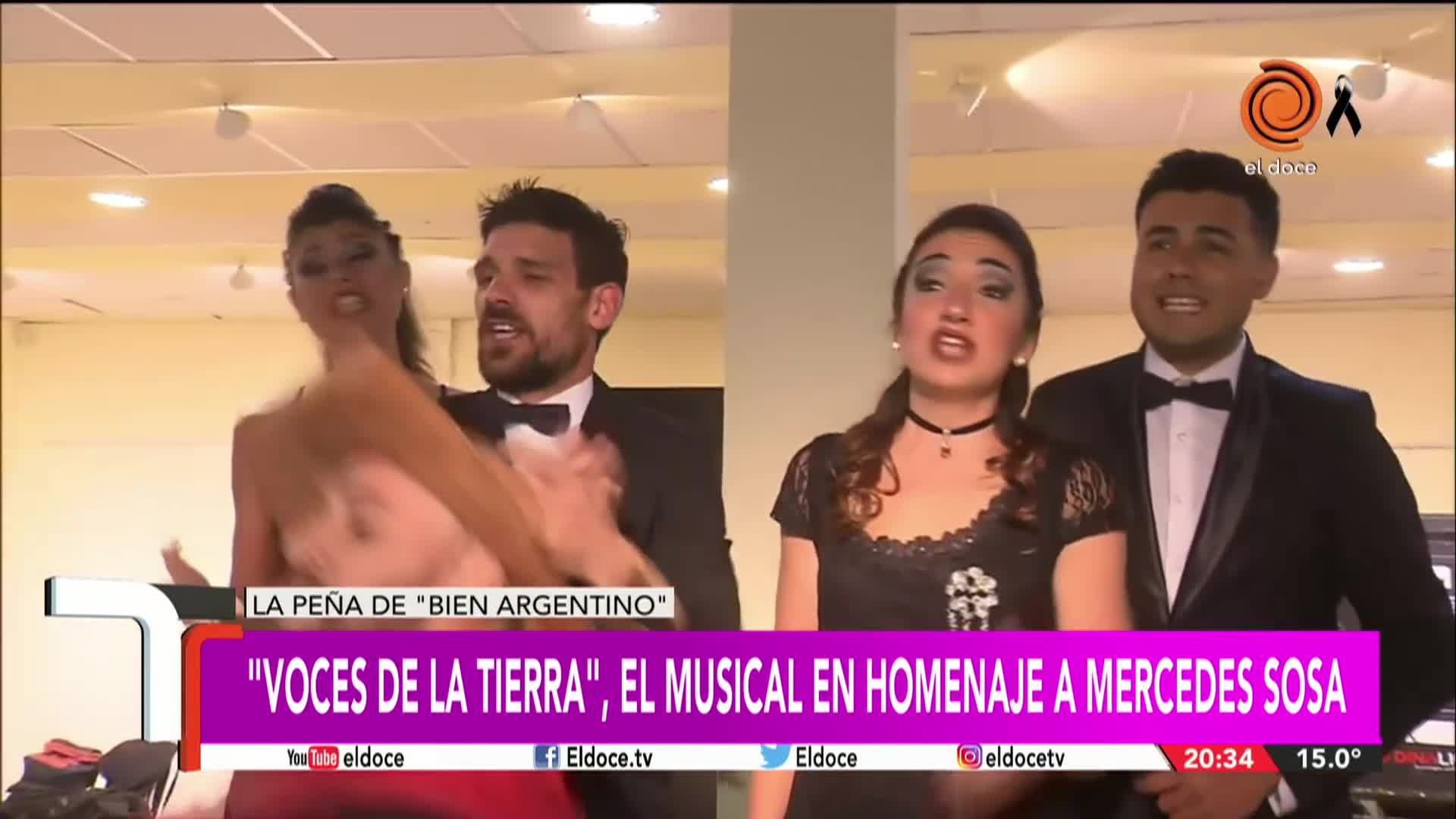 Voces de la tierra: el musical homenaje a Mercedes Sosa