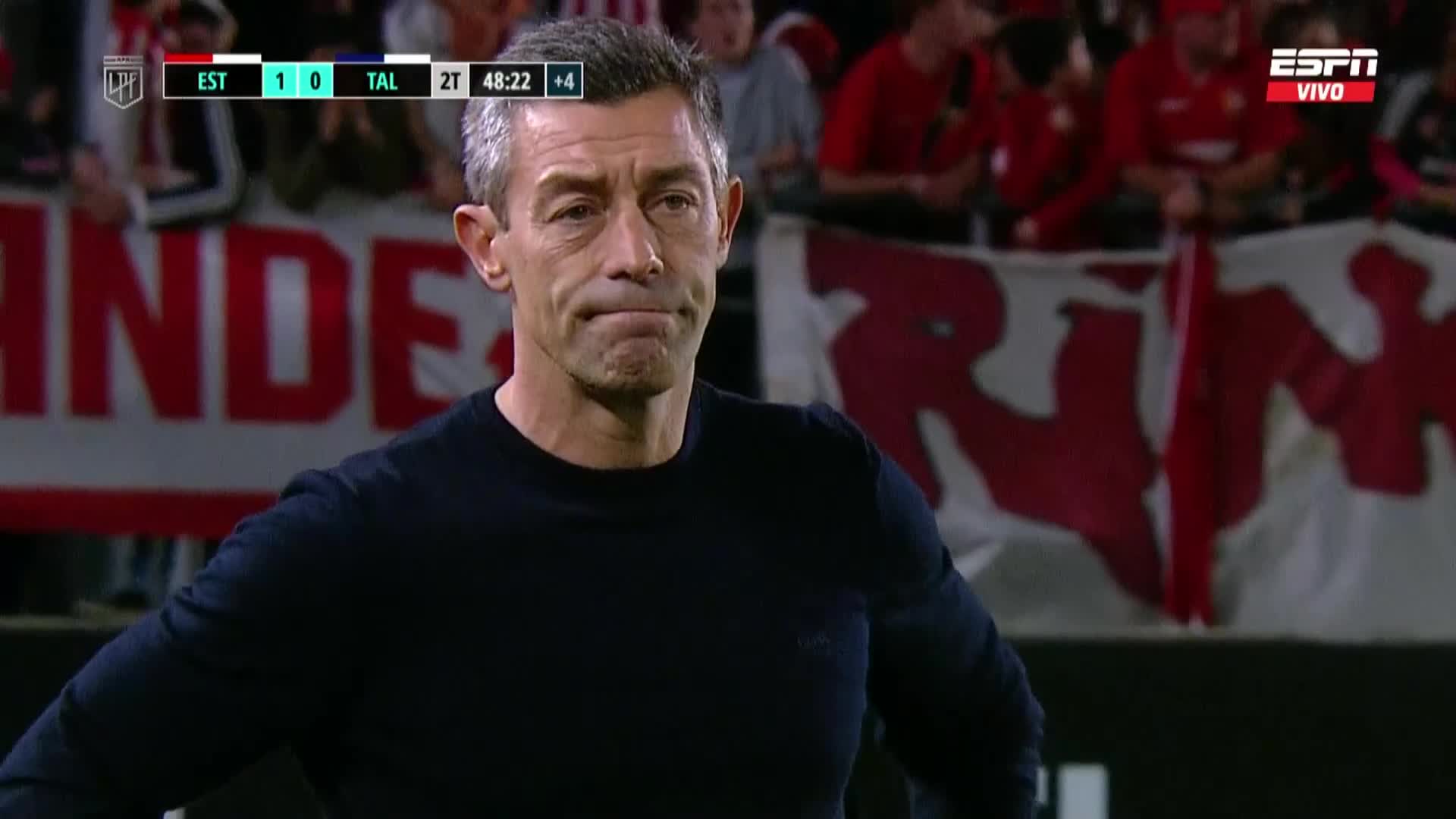 El gol de Estudiantes sobre el final del partido