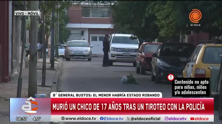 Arriba Córdoba desde donde ocurrió el cruce de disparos