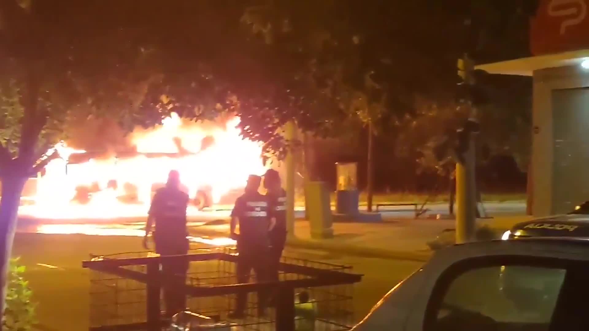 Incendio de un colectivo de Ersa en Córdoba