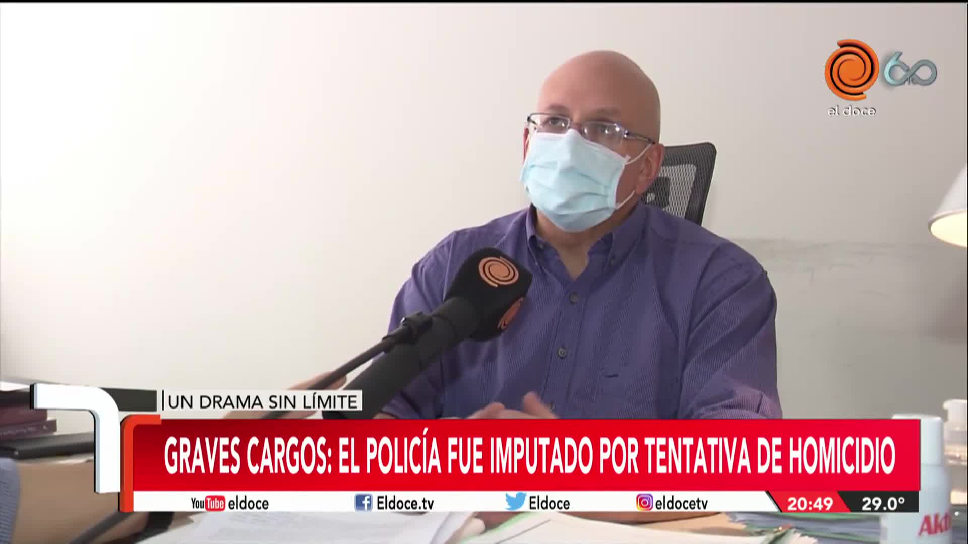 Ampliaron la imputación contra el policía que hirió a puñaladas a su pareja