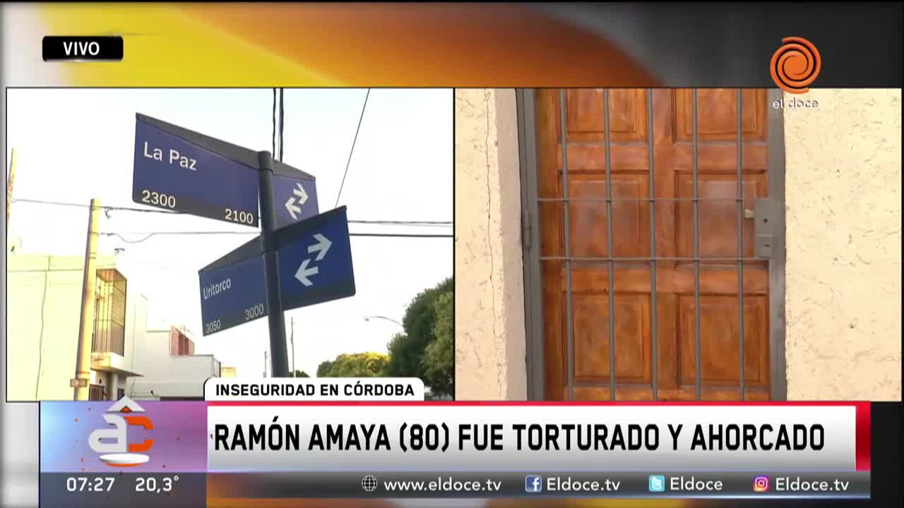 El crimen del jubilado en barrio Rosedal