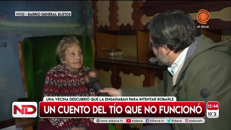 Una abuela descubrió que la querían estafar y evitó un "cuento del tío"