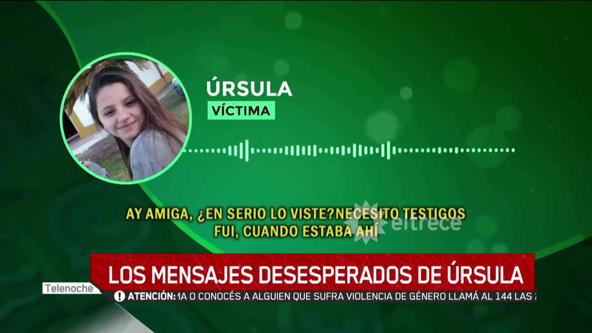 El último audio de Úrsula a una amiga