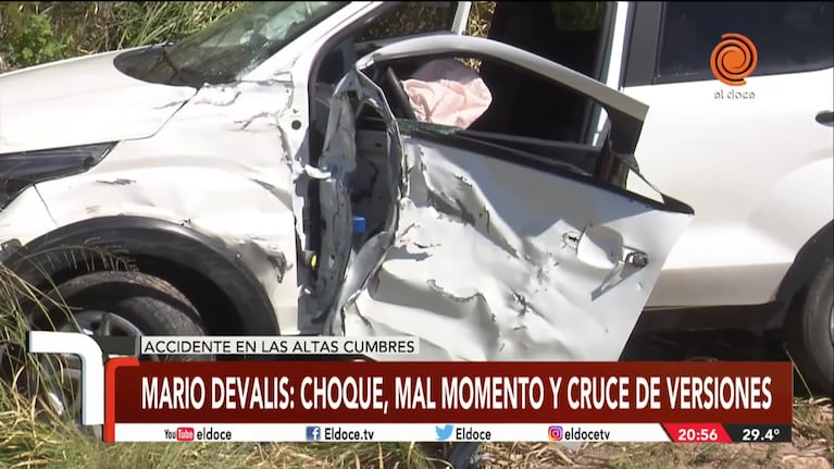 Mario Devalis denunciaría por injurias al otro conductor