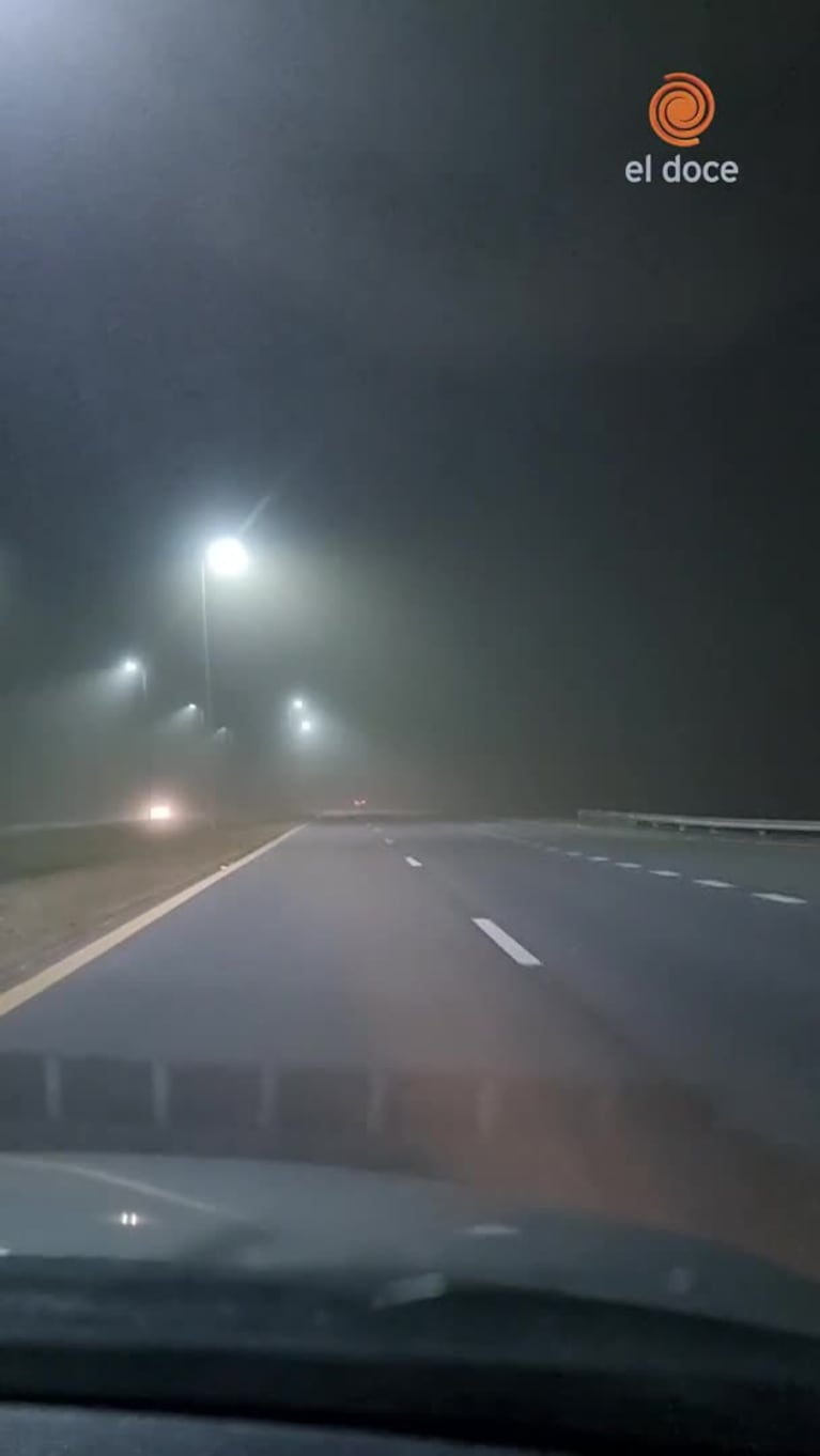Polvo en suspensión limitó la visibilidad en la autopista Córdoba Rosario