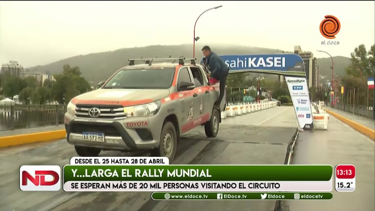 ¡Larga el Rally Mundial en Carlos Paz!