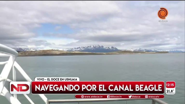 El Doce en Ushuaia navegando el Canal Beagle 