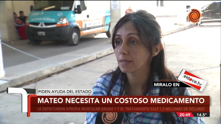 Mateo tiene 6 meses y depende de un costoso medicamento para sobrevivir