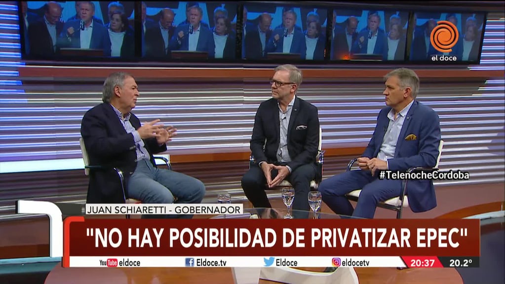 Schiaretti: "No hay posibilidad de privatizar EPEC"