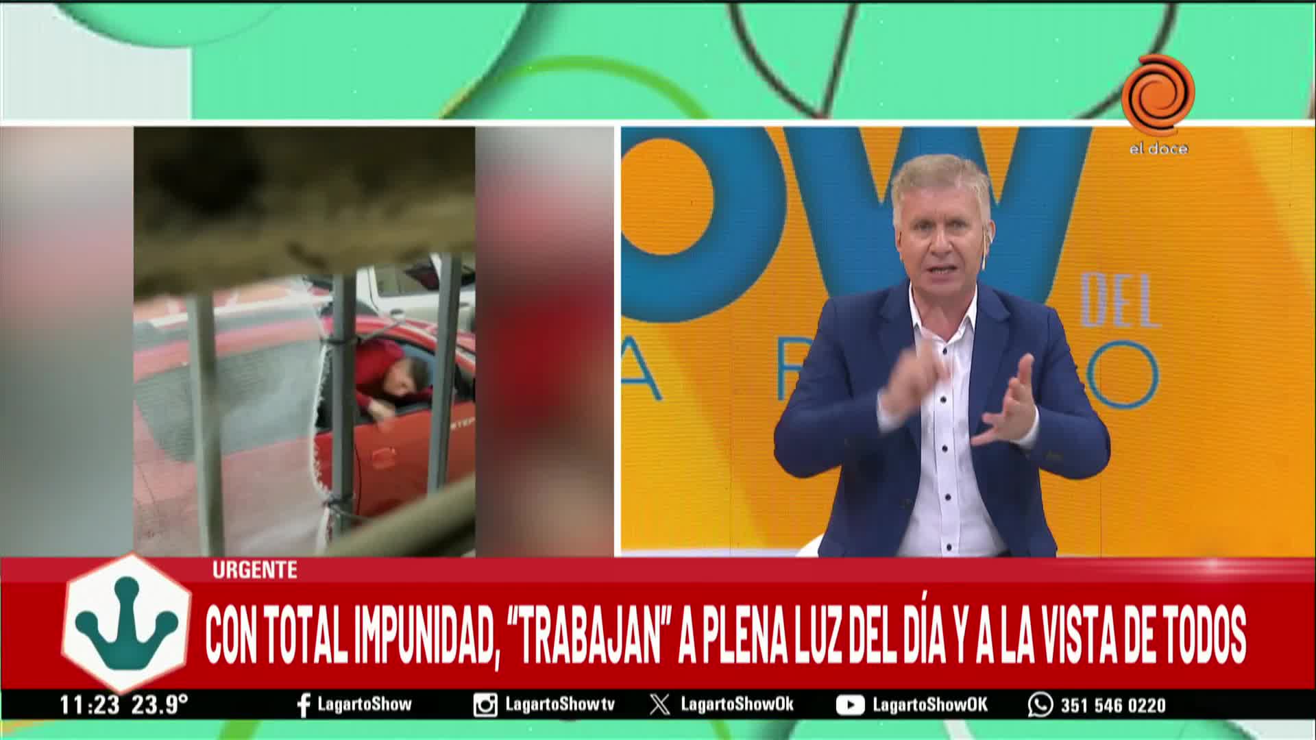 Robó un auxilio haciendo “contorsionismo”