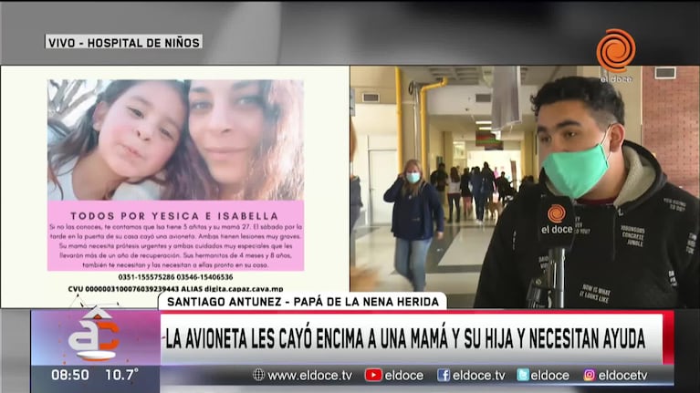 Piden ayuda las víctimas de la avioneta caída en Villa General Belgrano