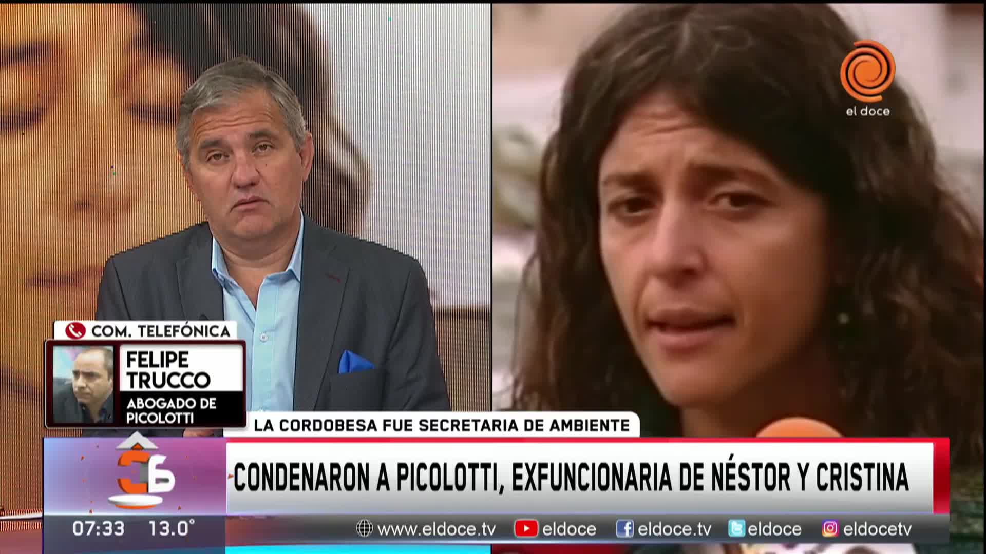 La defensa del abogado Picolotti, la ex funcionaria K condenada por corrupta