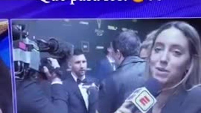 La mirada viral de Messi a Sofi Martínez