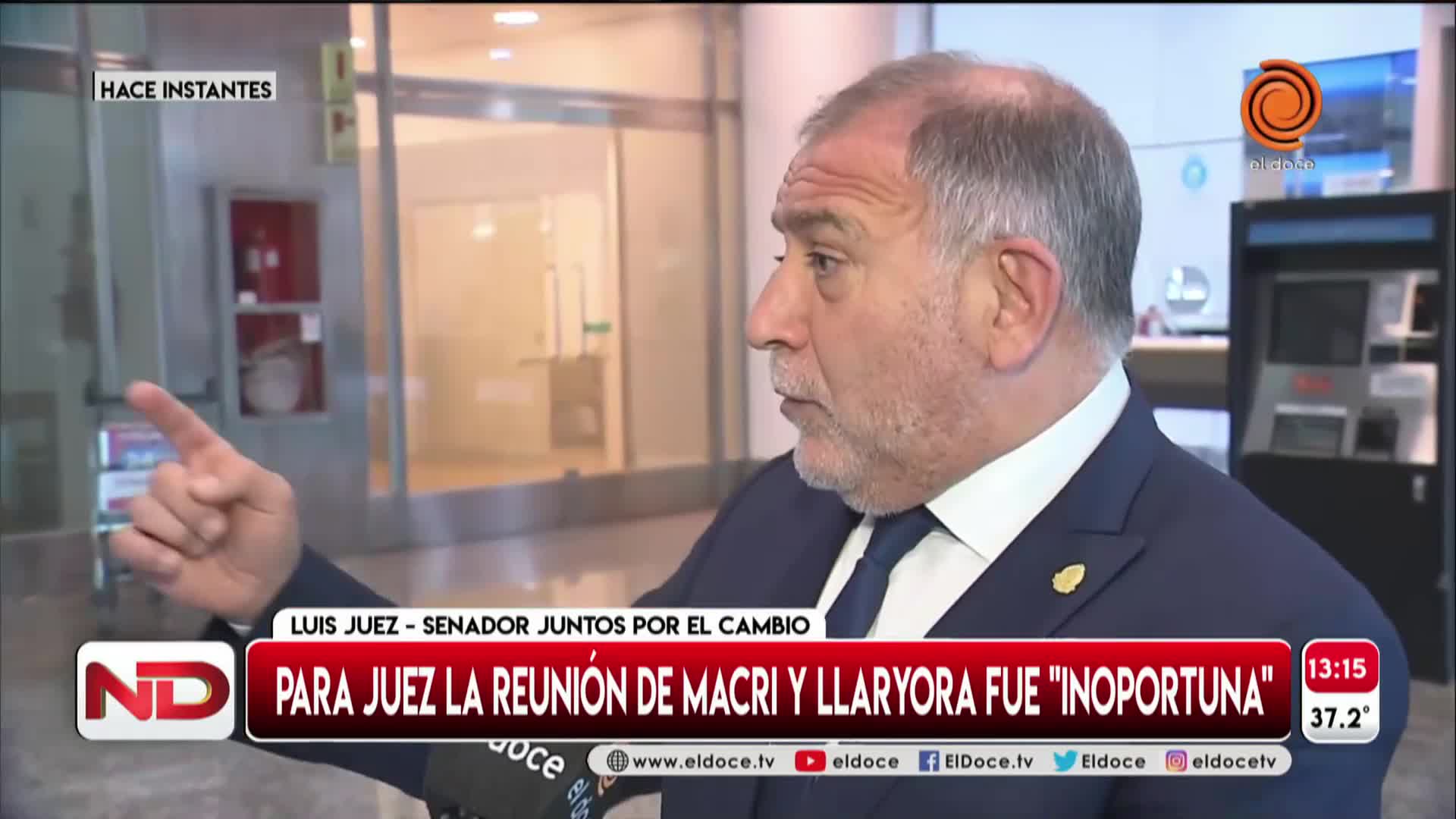 Para Juez, la reunión entre Macri y Llaryora fue una “picardía del peronismo”