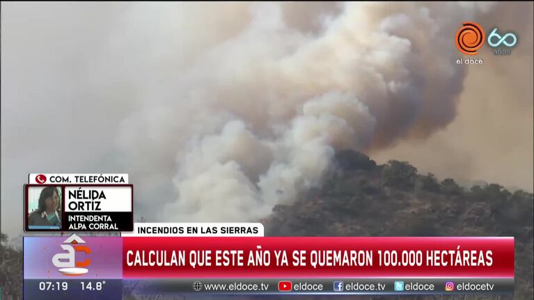 La situación en Alpa Corral, uno de los focos activos