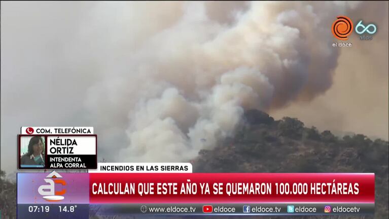 La situación en Alpa Corral, uno de los focos activos